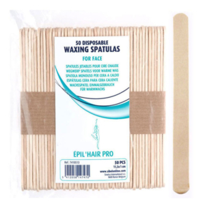 EPIL HAIR PRO Spatola Stendicera Monouso per Cera a Caldo in legno per depilazione Viso  - 50 pz