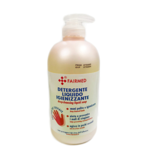 FAIRMED Detergente Liquido Igienizzante con clorexidina MANI 500 ml