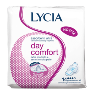 LYCIA Assorbenti Ultra Day Comfort giorno con ali- 14 pz