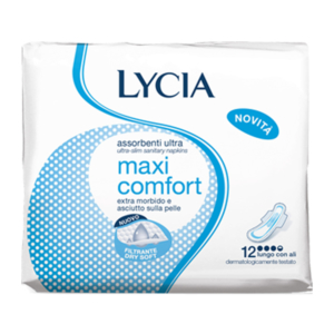 LYCIA Assorbenti Ultra Maxi Comfort lunghi con ali - 12 pz