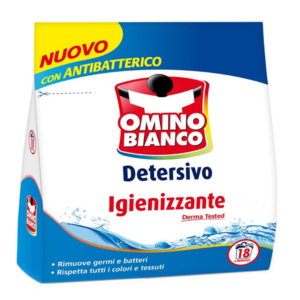 OMINO BIANCO Detersivo Igienizzante Rimuove Germi e Batteri 18 lavaggi