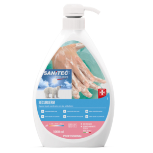 SANITEC SECURGEM Sapone liquido con 2 antibatterici 1000ml