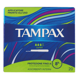 TAMPAX Assorbenti Interni SUPER protezione donna 20pz