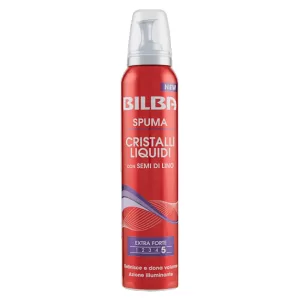 BILBA EXTRA FORTE Spuma capelli Semi di Lino e Cristalli Liquidi 200ml