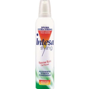 INTESA STYLING RAVVIVA RICCI Spuma Extra Strong per capelli all'estratto d'ortica e pantenolo 300ml