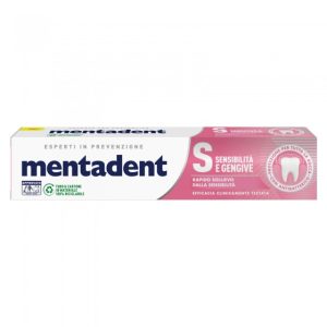 MENTADENT SENSITIVE dentifricio denti e gengive sensibili 75ml -12pz