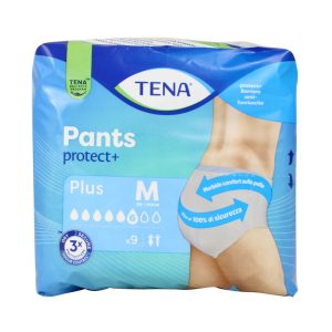 TENA PANTS PROTECT+ PLUS Mutandine assorbenti unisex 80-110cm - medium M - 9pz