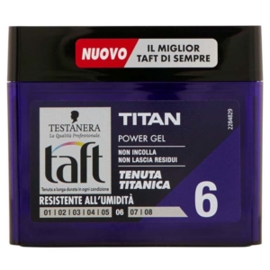 TESTANERA TAFT TITAN POWER GEL Capelli tenuta titanica 250ml