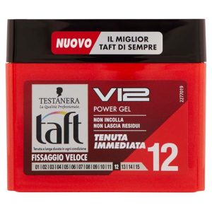 TESTANERA TAFT V12 POWER GEL Capelli tenuta immediata 250ml