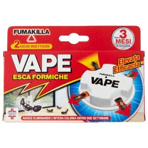VAPE ESCA FORMICHE Insetticida elevata efficacia - 2 pz