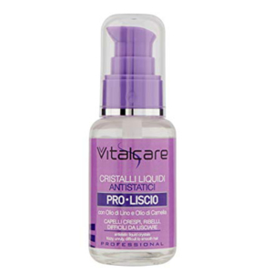 VITALCARE Cristalli Liquidi Antistatici PRO LISCIO con Olio di lino e Olio di Camelia 50ml
