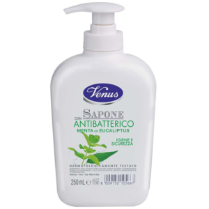 VENUS SAPONE Liquido Antibatterico con MENTA ed EUCALIPTUS 250ml