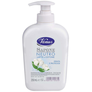 VENUS SAPONE NEUTRO Liquido con Latte di Cotone 250ml