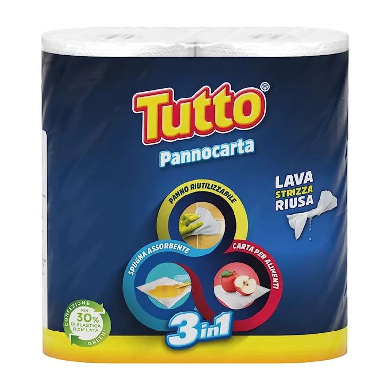 Shop Risparmio Casa - Rotolo Carta Asciugatutto XXL 300 Strappi 2 Veli