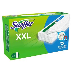 Swiffer Dry XXL Panni di Ricambio per scopa catturapolvere MAXI - 12 pz