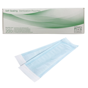 BUSTE AUTOSIGILLANTI per sterilizzazione 90 x H 260 mm - 200 pezzi