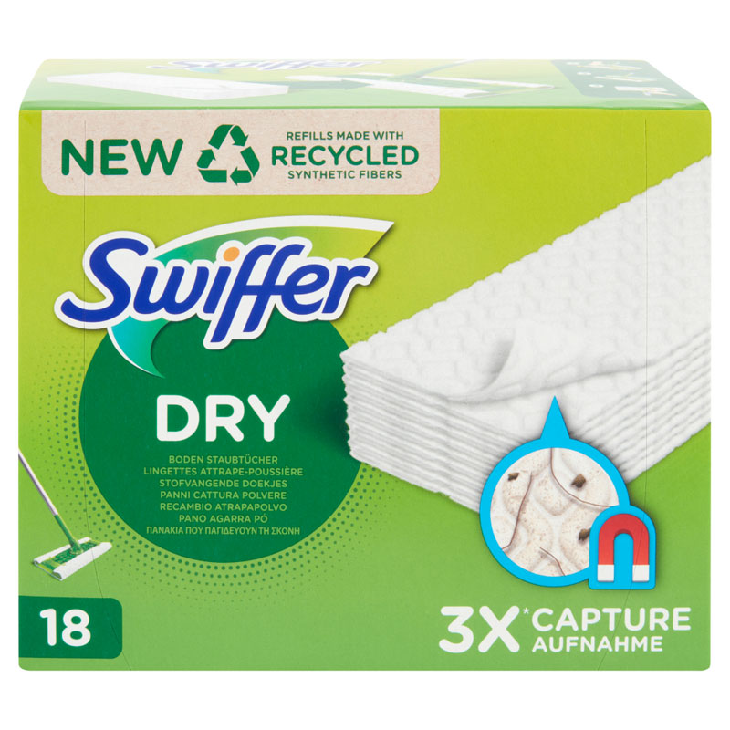 SWIFFER DRY Panni Cattura Polvere PAVIMENTI - 54pz - Il Mio Store