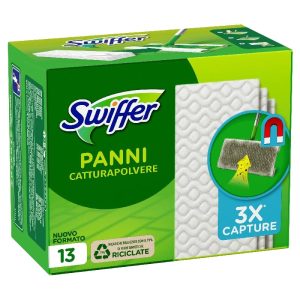 SWIFFER DRY Panni Cattura Polvere PAVIMENTI - 13 pz
