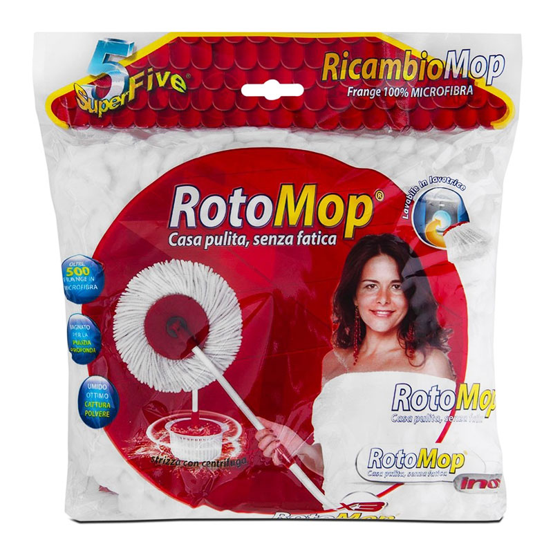SUPERFIVE ROTOMOP Ricambio Mop - Il Mio Store