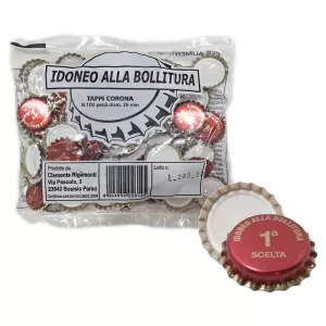 AMBROSIO 1a Scelta Tappi Corona idonei alla bollitura Ø 26mm