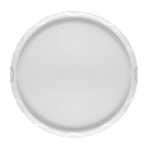 DOPLA PIATTI PIZZA monouso 32cm in polistirene bianco Pratici e resistenti - 10pz