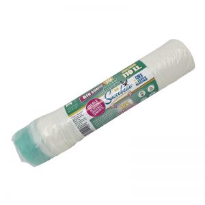 SACCOBELLO SACCHI BIO Pattumiera con manici resistenti GRANDI 70x100cm 110lt. - 10 pezzi