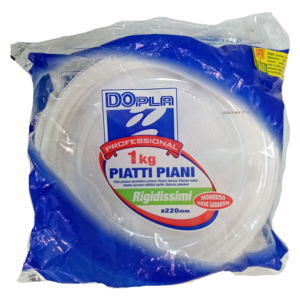 DOPLA Professional PIATTI PIANI MONOUSO rigidissimi 1kg 220mm