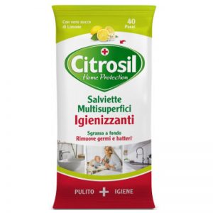 CITROSIL Home Protection Salviette Multisuperfici Igienizzanti al LIMONE - 40pz