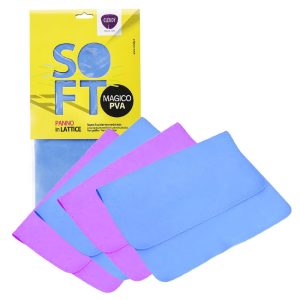 CLENDY SOFT MAGICO PVA Panno in lattice super assorbente colori assortiti 30x30cm - 4pz