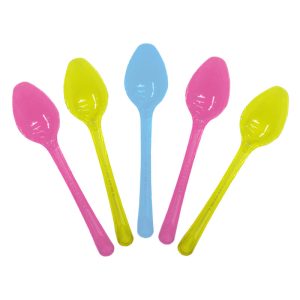 FERMANI GRANITA Cucchiai in plastica trasparente 13cm - 1kg