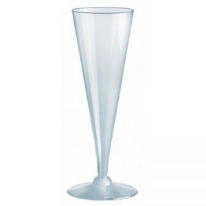 FLUTES DOPLA PARTY bicchieri in plastica riutilizzabili 20 lavaggi - 6pz
