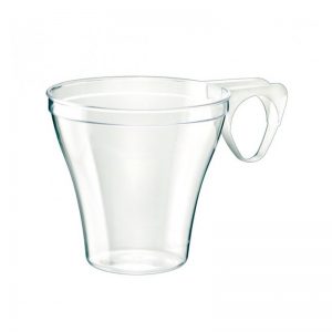 Tazzina caffè trasparente in PET 80cc - 40pz