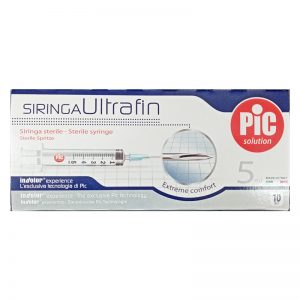 PIC SOLUTION SiringaUltrafin SIRINGA STERILE 5ml - 10pz