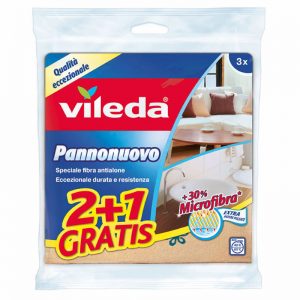 VILEDA PANNONUOVO panno multiuso in microfibra 34x34cm - 3pz