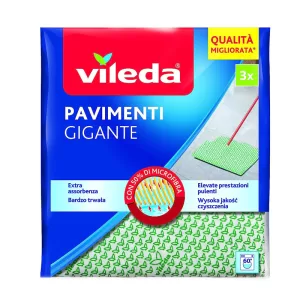 VILEDA Panno Pavimenti Gigante in microfibra XXL 60x50cm - 3pz