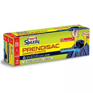 DOMOPAK SPAZZY PRENDISAC sacchi nettezza doppio strato con manici 52x60cm - 180pz