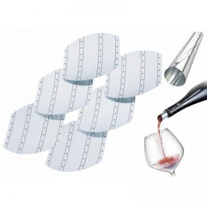 EVA Versatori vino STOPPER fogli alluminio Salvagoccia - 6 pz