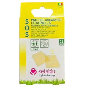 Setablu PATCHES AROMATICI CITRONELLA repellente zanzare - 12pz