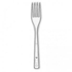 FORCHETTA trasparente Weekend time pe + pet monouso -100pz