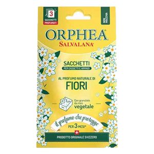 ORPHEA Salvalana Sacchetti per cassetti e armadi al Fiori - 3 pz