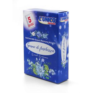 Gemme di Freschezza Bustine pre-dosate profuma bucato per lavatrice -140pz x 30g
