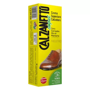 EBANO CALZANETTO Compact crema superiore per calzature NEUTRO 40ml – 6pz