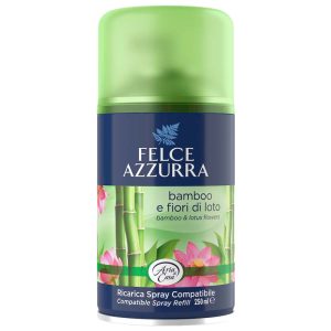 FELCE AZZURRA ricarica spray compatibile profumo ambiente BAMBOO E FIORI DI LOTO 250ml - 3 pezzi