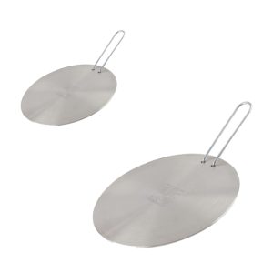 ILSA Adattatore per piano a induzione in acciaio inox Ø 16 cm e 21 cm - 2 pezzi