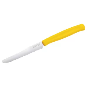 COLTELLI TAVOLA Kaimano Inox per alimenti manico giallo – 6pz
