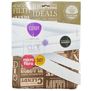 CLENDY CLOE ELASTICO panno pavimenti in microfibra 45 x 60 cm - 3 pezzi