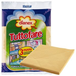 DIANEX TUTTOFARE panno multiuso morbido e resistente - 9 pezzi