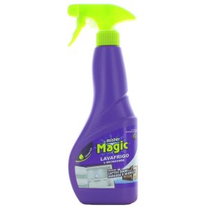 MISTER MAGIC LAVAFRIGO E MICROONDE con aceto naturale 500ml - 3 pezzi
