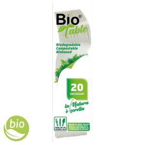 IMI BIO TABLE cucchiaini da caffè biodegradabili - 20 pezzi