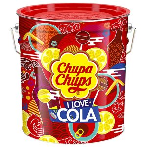 Cofanetto latta CHUPA CHUPS I love Cola LECCA LECCA - 150pz